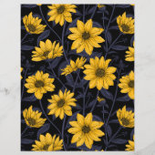 Sunroot, wild sunflower in yellow and blue (Front)