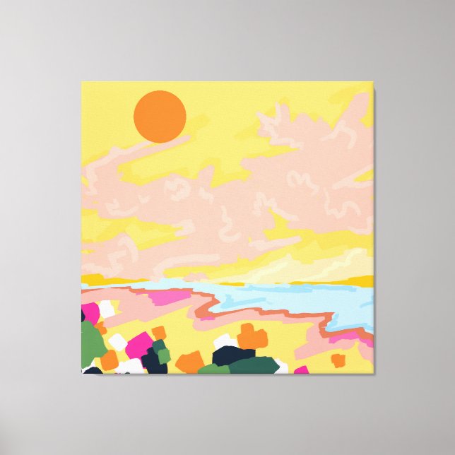 Sun's Embrace Canvas Print (Front)