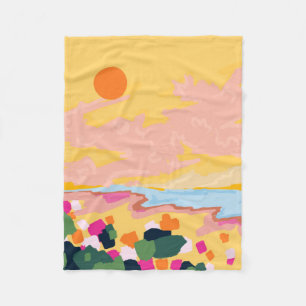 Sun's Embrace Fleece Blanket