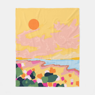 Sun's Embrace Fleece Blanket