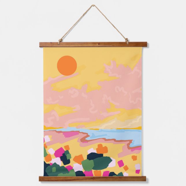 Sun's Embrace Hanging Tapestry (Front)