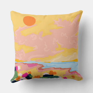 Sun's Embrace Throw Pillow
