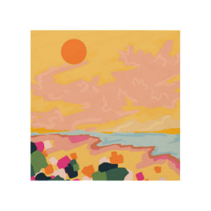 Sun's Embrace Wood Wall Art