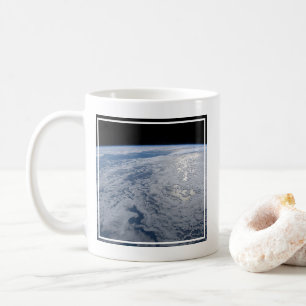 Sun's Glint Beaming On The South Pacific Ocean. Coffee Mug