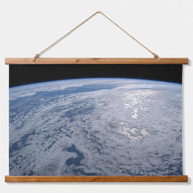 Sun's Glint Beaming On The South Pacific Ocean. Hanging Tapestry (Front)
