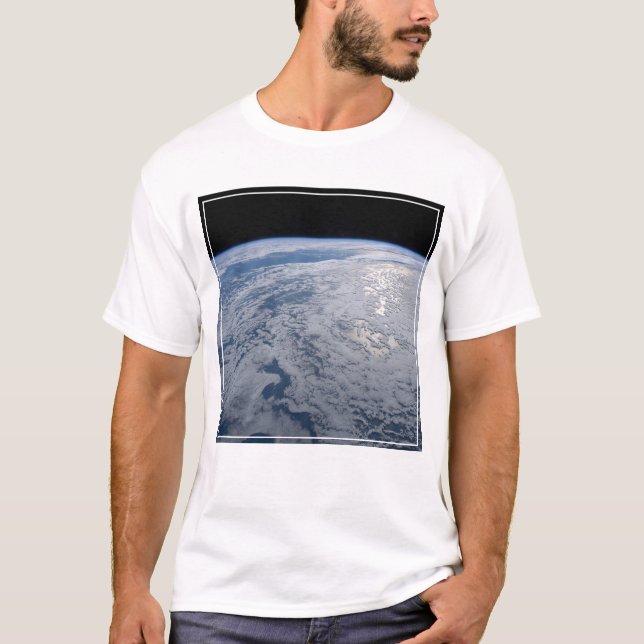Sun's Glint Beaming On The South Pacific Ocean. T-Shirt (Front)