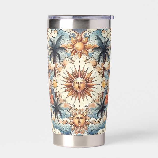 Sun's in Paradise Insulated Tumbler (Left)