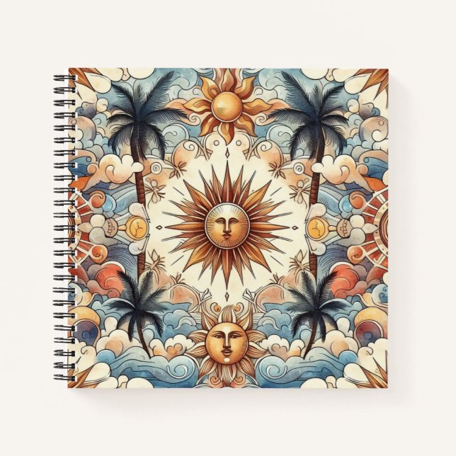Sun's in Paradise Notebook (Front)