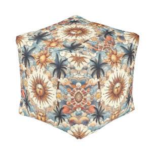 Sun's in Paradise Pouf