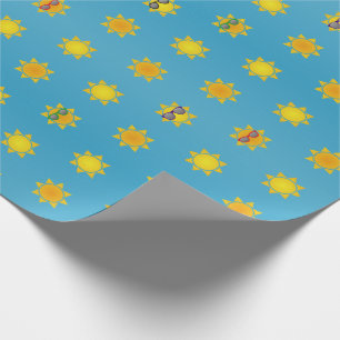 Suns in Shades Wrapping Paper