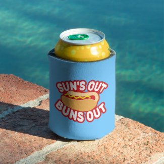Suns Out Buns Out Can Cooler