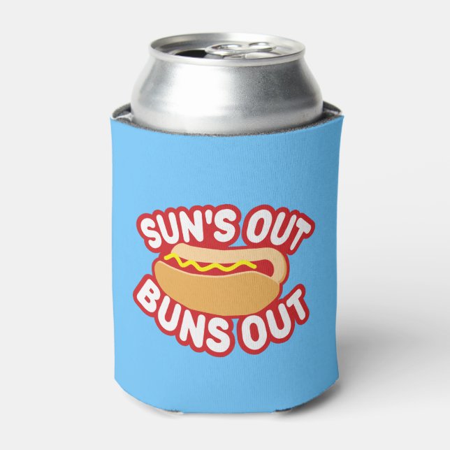 Suns Out Buns Out Can Cooler (Can Front)