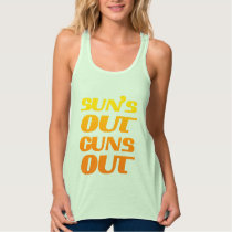 Suns Out Guns Out Fitness and Gym Tank Top