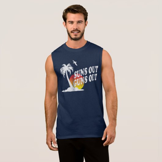 Suns Out Guns Out Tank Shirt (Front Full)
