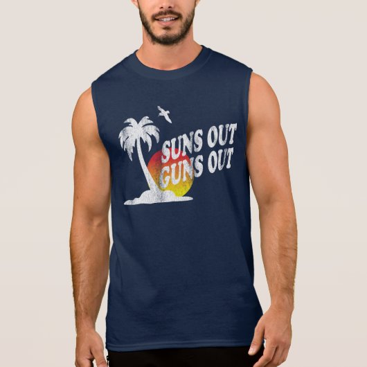 Suns Out Guns Out Tank Shirt (Front)
