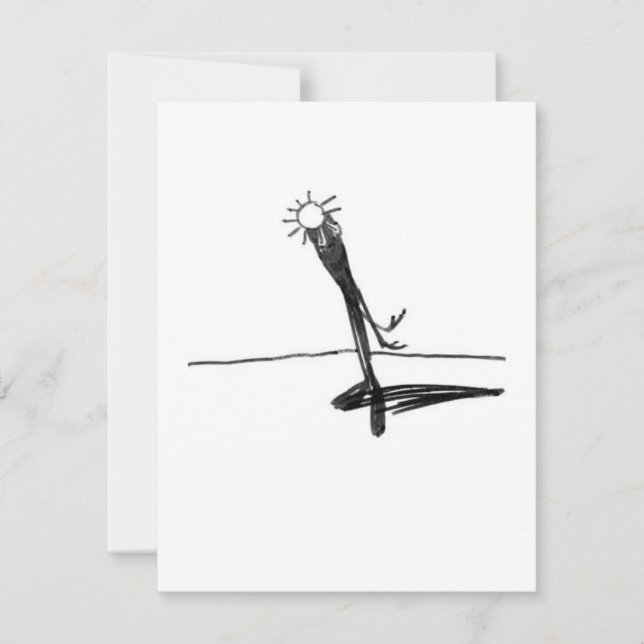 Sun's Shadow - A study - 5 RSVP Card (Front)
