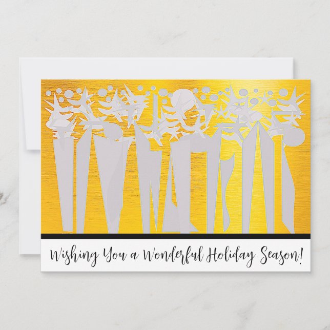 SUNS! SUNSHINE! HOLIDAYS IN CENTRAL PARK! :) HOLIDAY CARD (Front)