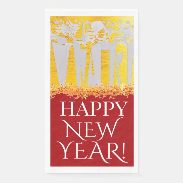 SUNS! SUNSHINE! HOLIDAYS IN CENTRAL PARK! :) PAPER GUEST TOWELS (Front)