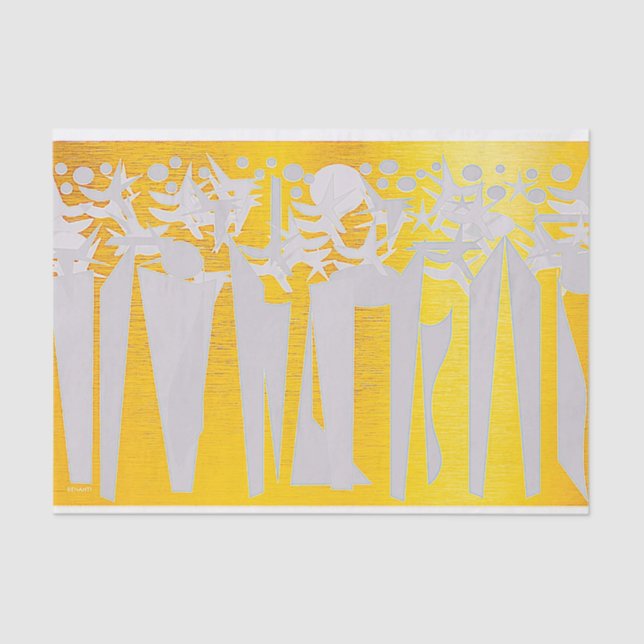 SUNS! SUNSHINE! HOLIDAYS IN CENTRAL PARK! :) TISSUE PAPER (Front)