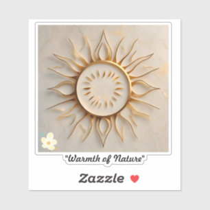 "Sun's Symbol" Sticker