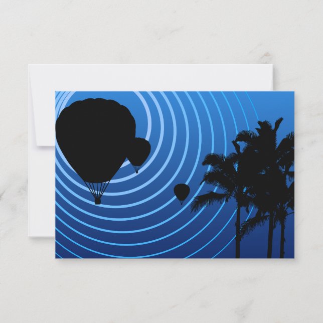 sunscene hot air ballons invitation (Front)