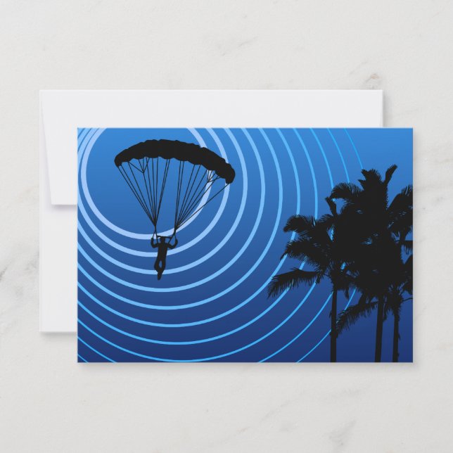 sunscene skydiving invitation (Front)