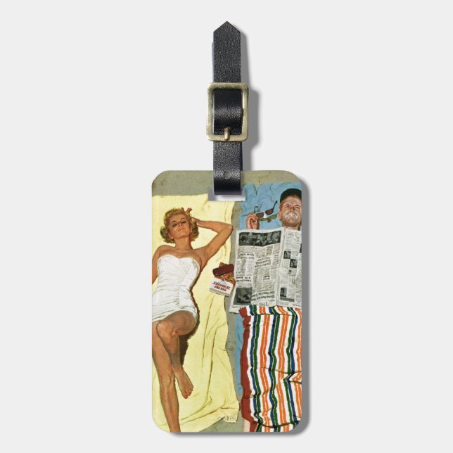Sunscreen? Luggage Tag (Front Vertical)