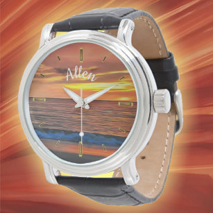 Sunset 1577 Leather  Watch