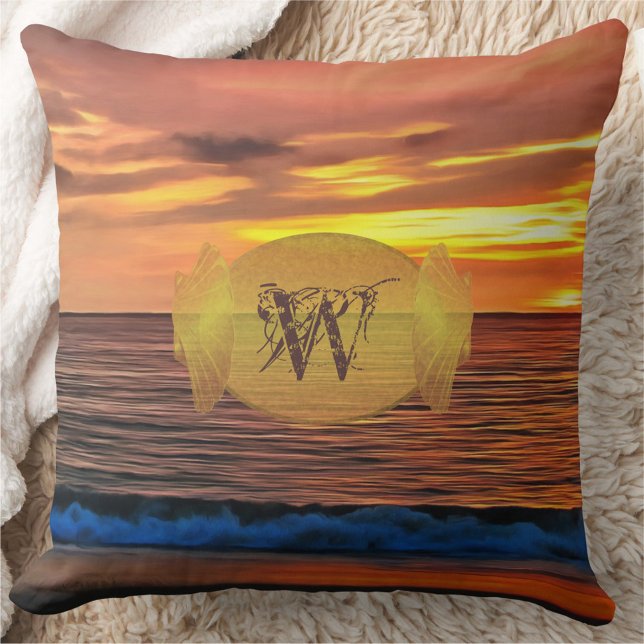 Sunset 1577 throw pillow (Creator Uploaded)