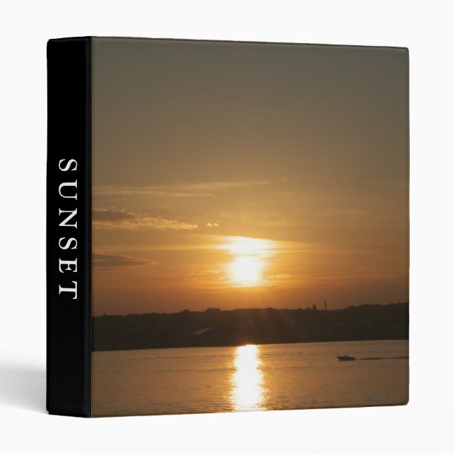 Sunset (1in) 3 ring binder (Front/Spine)