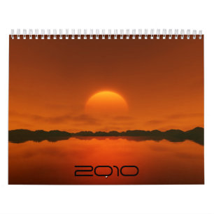 Sunset 2010 calendar