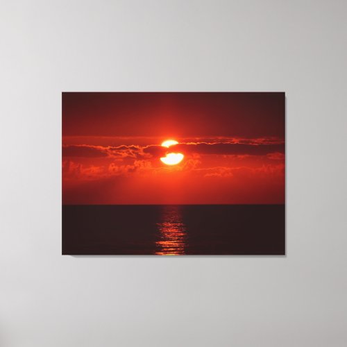sunset_205717 sunset cloud clouds sky red clo canvas print