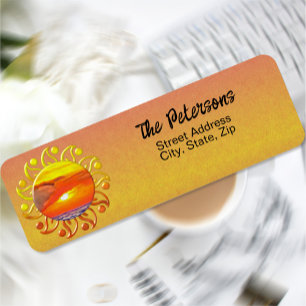 Sunset 2443 Address Label