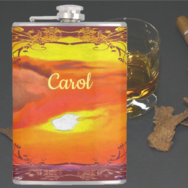 Sunset 2443 flask (Front in Sitio)