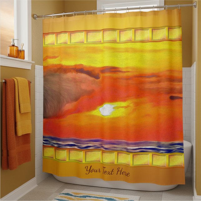 Sunset 2443 shower curtain (Creator Uploaded)
