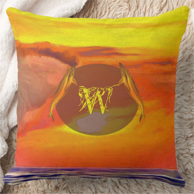 Sunset 2443 throw pillow (Creator Uploaded)