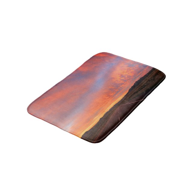 Sunset 2 bathroom mat (Angled)