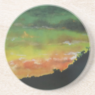 Sunset 2 drink coaster