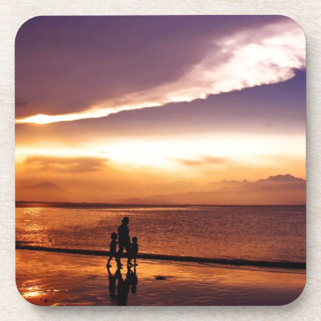 sunset 2 drink coaster (Front)