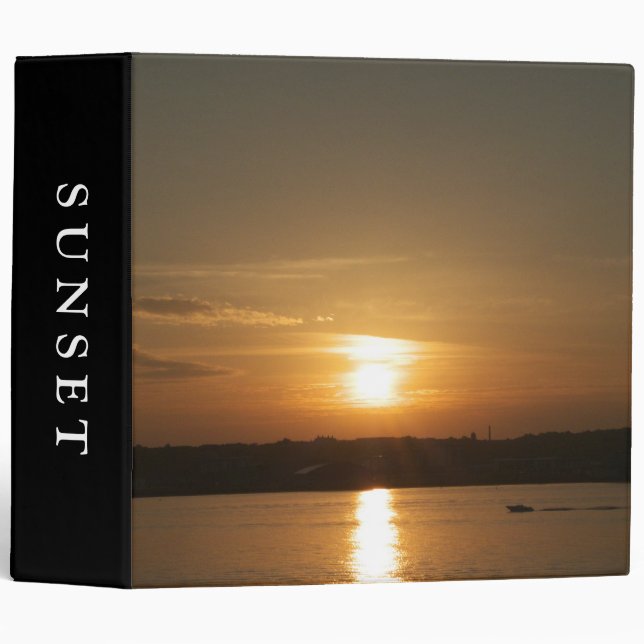 Sunset (2in) 3 ring binder (Front/Spine)
