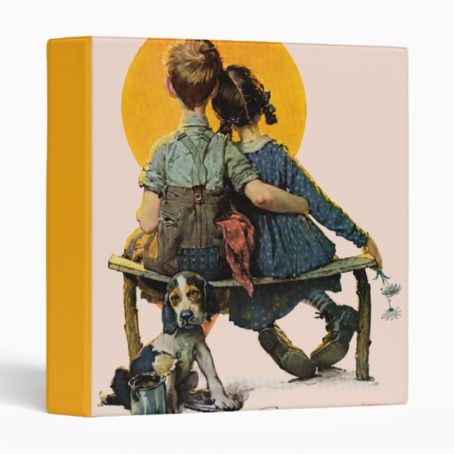 Sunset 3 Ring Binder (Front/Spine)