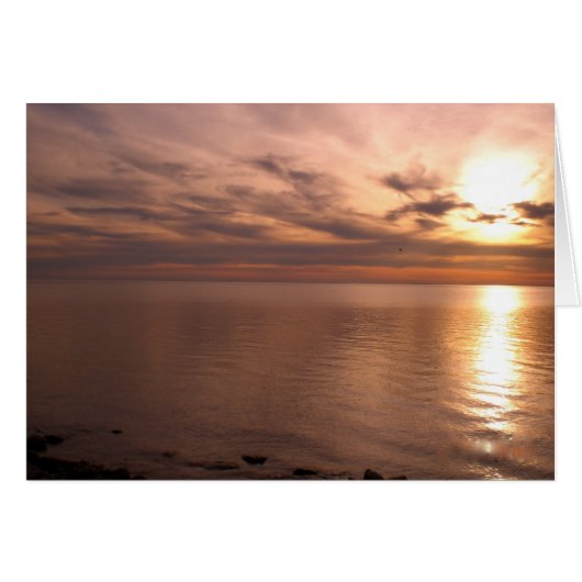 Sunset 4 cards (Front Horizontal)