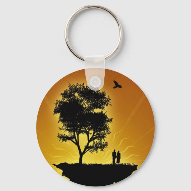Sunset 50 x 24 keychain (Front)