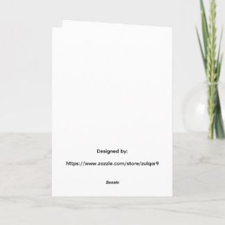 Sunset Abstract Art by ZMJ Card