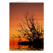 Sunset Abstract Card (Front)