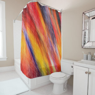 Sunset Abstract Colors 2 Shower Curtain