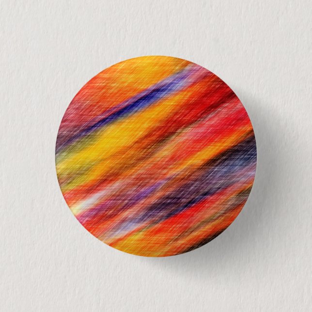 Sunset Abstract Colors Button Art (Front)