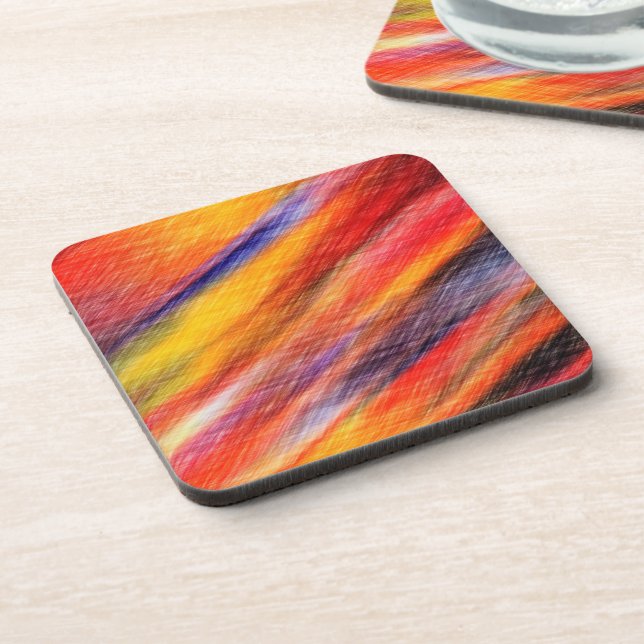 Sunset Abstract Colors Coaster (Left Side)