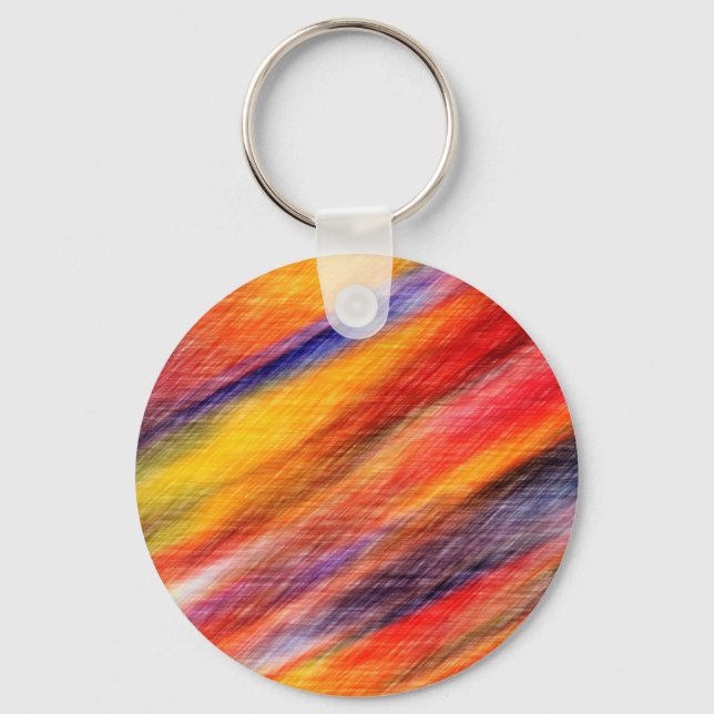 Sunset Abstract Colors Keychain Art (Front)