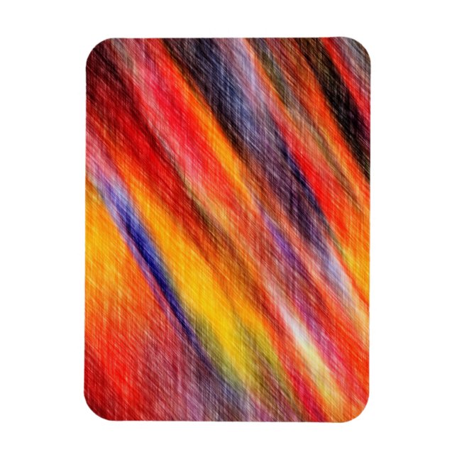 Sunset Abstract Colors Magnet (Vertical)